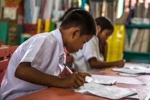 Children enrolled in the JDGM education sponsorship program